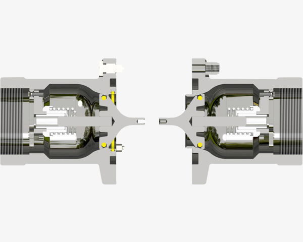 Emergency Release Coupling - After connection