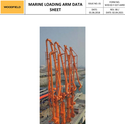 Marine Loading Arm Sheet